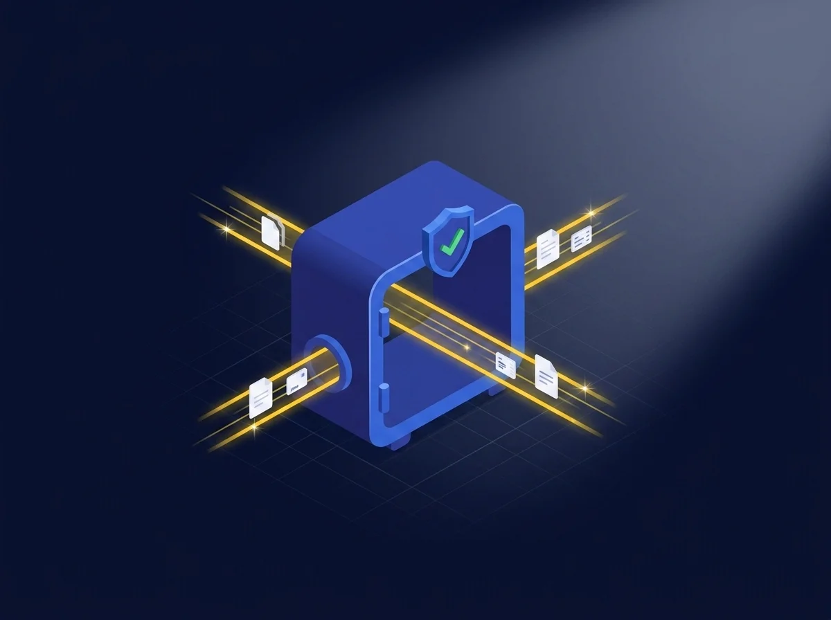 Diagram illustrating secure managed file transfer of large inventory data volumes between manufacturing systems and partners using Kiteworks.