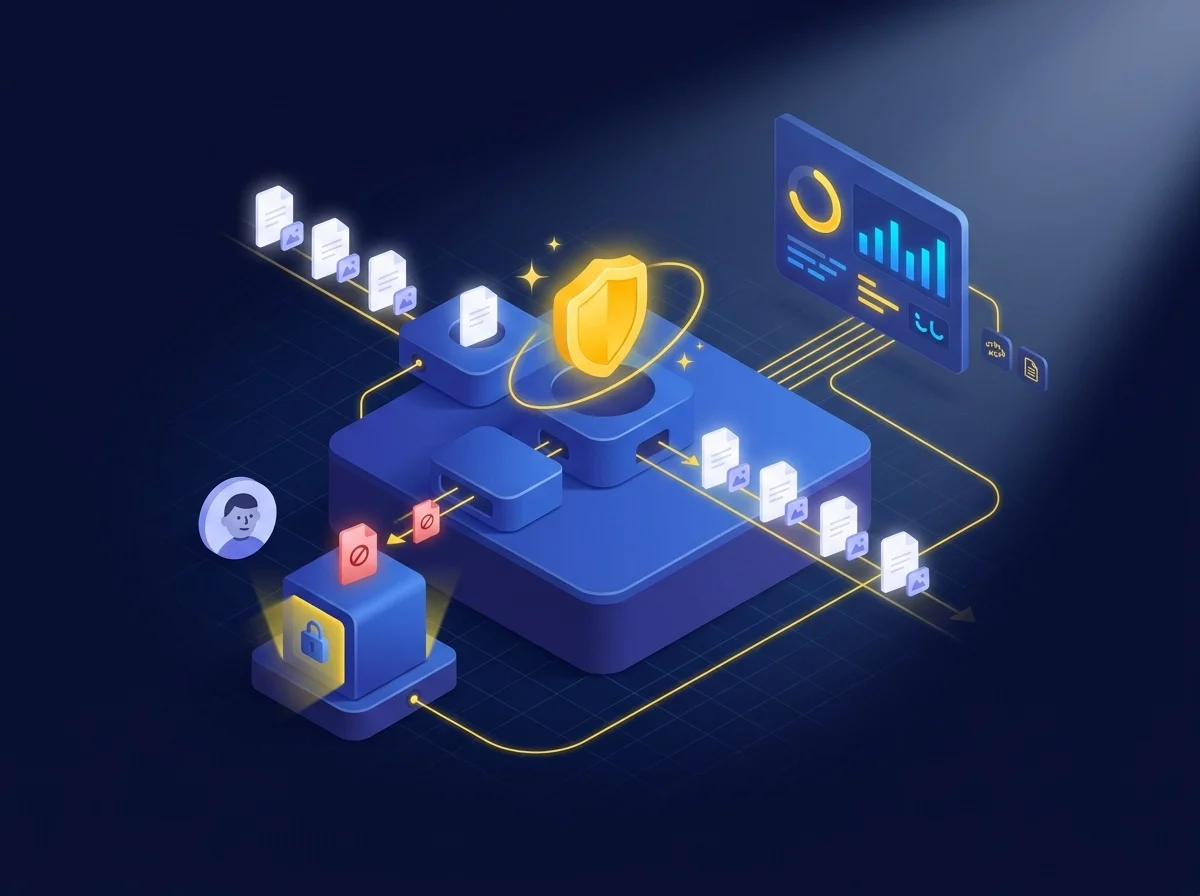 Illustration montrant l’intégration de Kiteworks avec des solutions ATP compatibles ICAP telles que Check Point et FireEye pour mettre en quarantaine les malwares et menaces persistantes avancées.