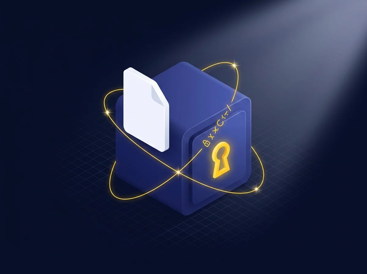 A secure email interface displaying encrypted court notices being safely transmitted by a legal department.