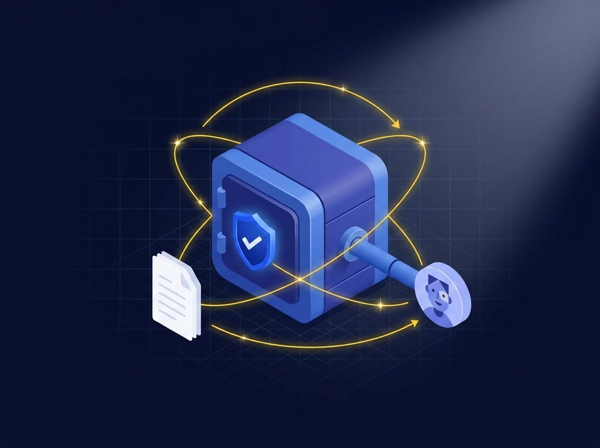 A secure file sharing platform interface used by manufacturing companies to safely transmit sensitive product specifications to suppliers and partners.