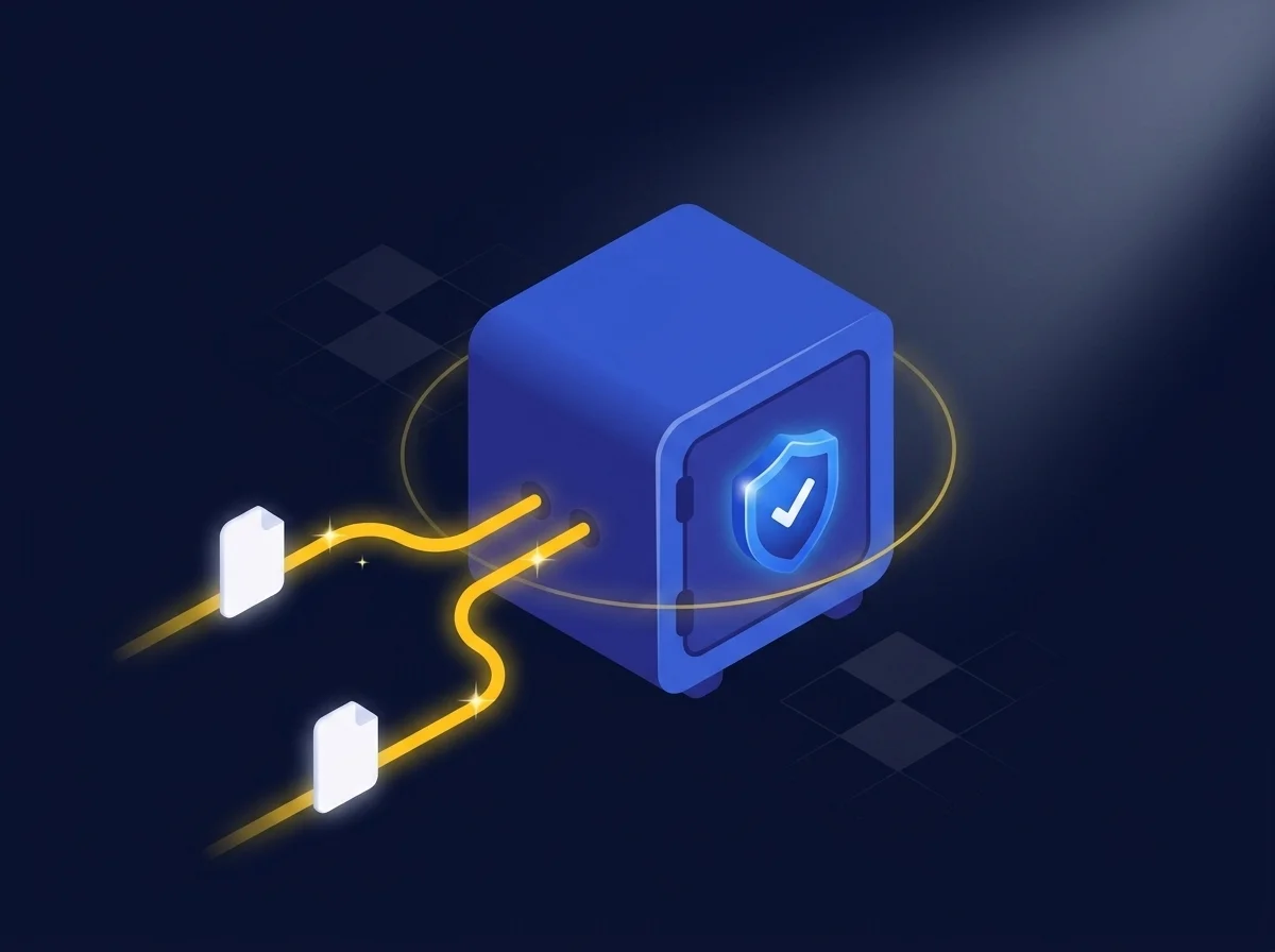 Secure financial regulatory filings platform dashboard showing robust encryption and access control features for sensitive documents.