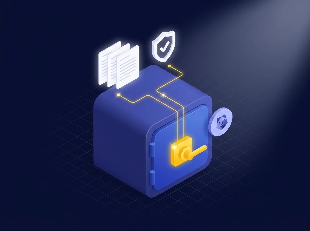 Screenshot depicting secure legal research platform features with robust encryption and access controls for data protection. 