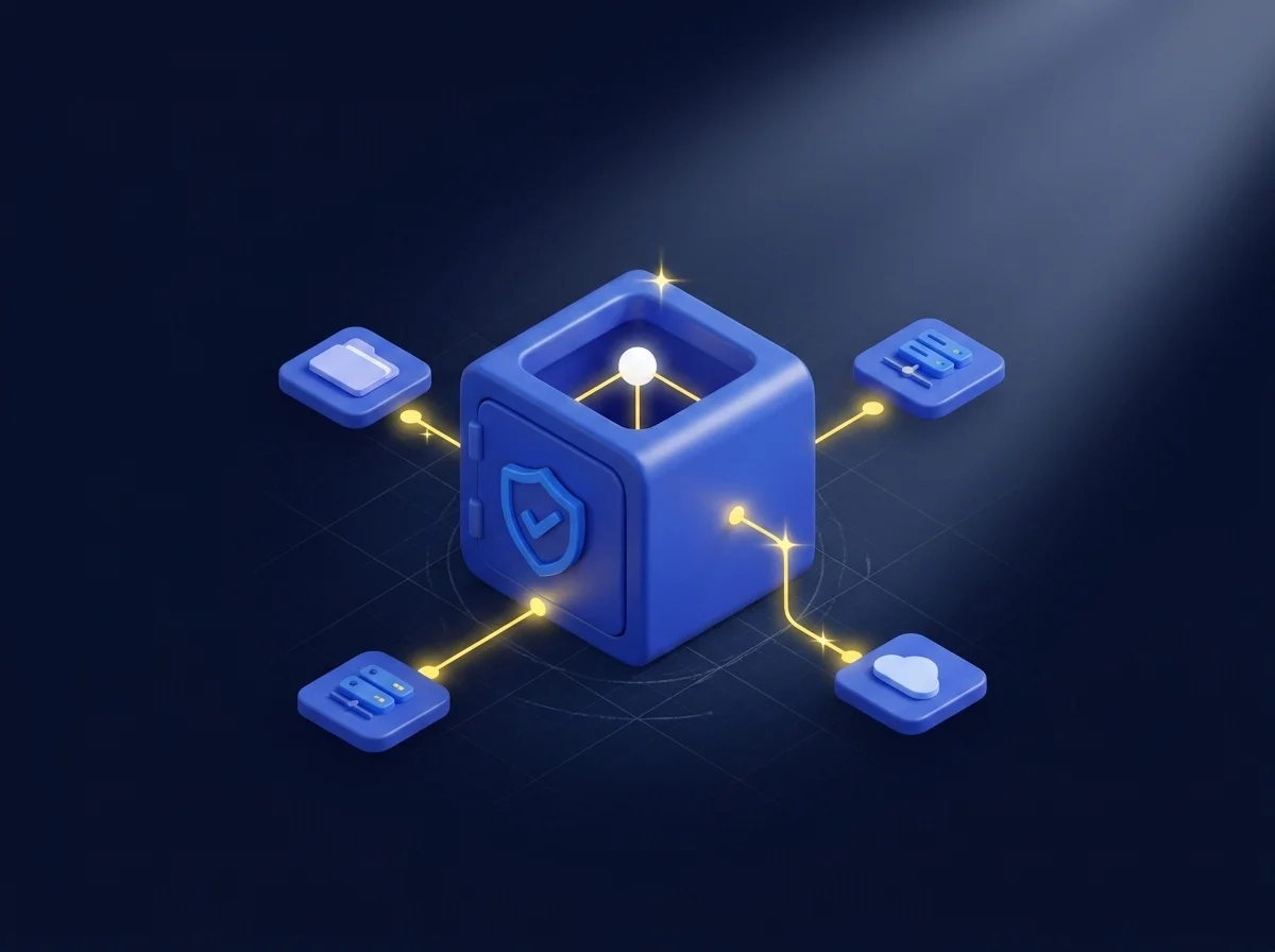 Illustration representing secure remote access to internal repositories like SharePoint and cloud storage without traditional VPN vulnerabilities.