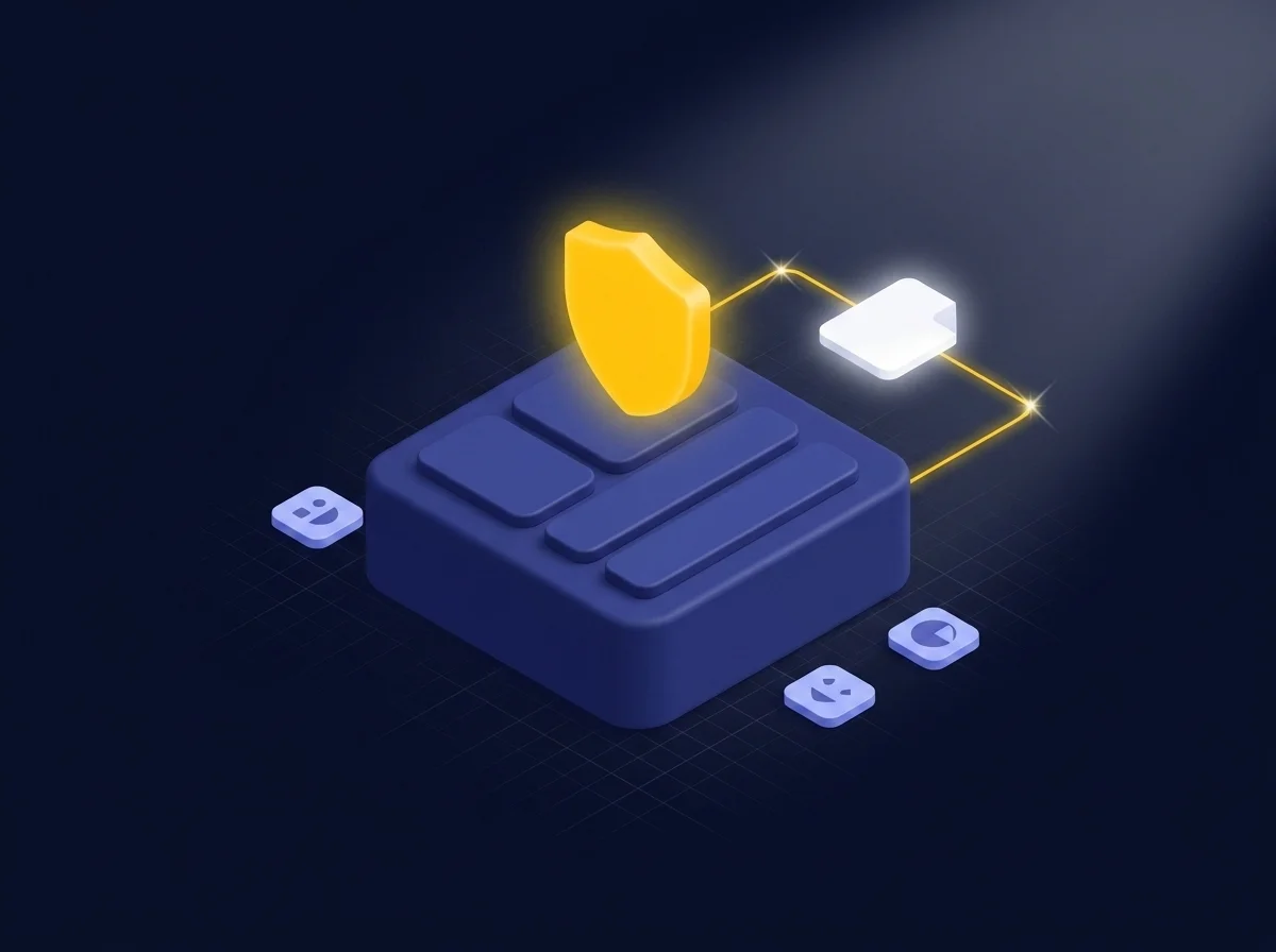 Illustration showing secure web forms used by firms to safely collect sensitive client data with encryption and access controls.