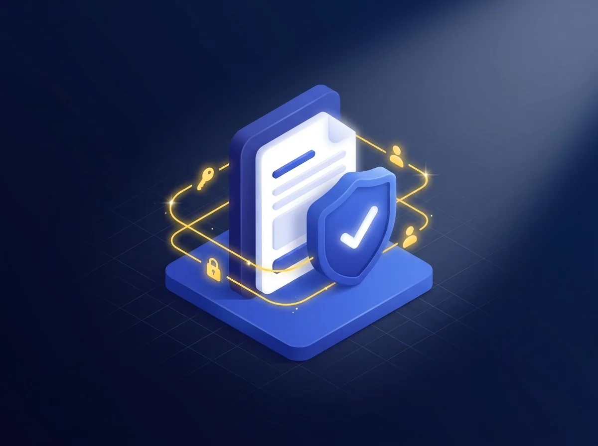 Screenshot illustrating secure web forms with encryption and access controls for collecting confidential user feedback. 