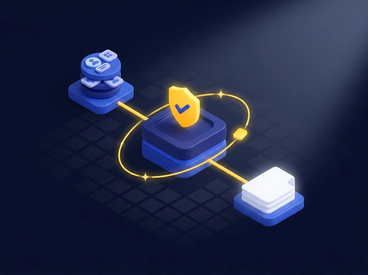 Illustration showing Kiteworks integrating with customer support tools to streamline and manage support records.