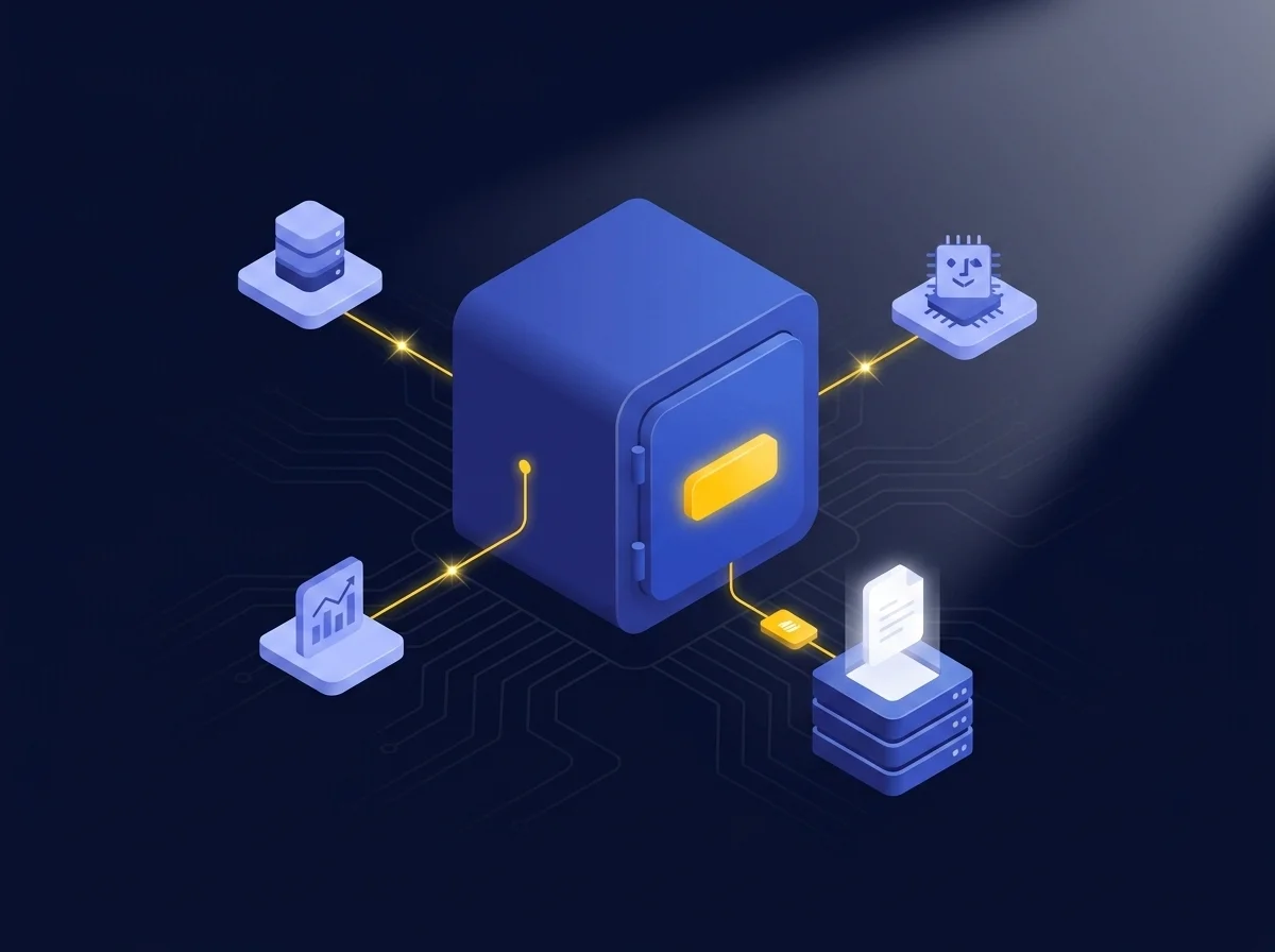 Dashboard interface demonstrating automated patch management and one-click update features for secure systems. 