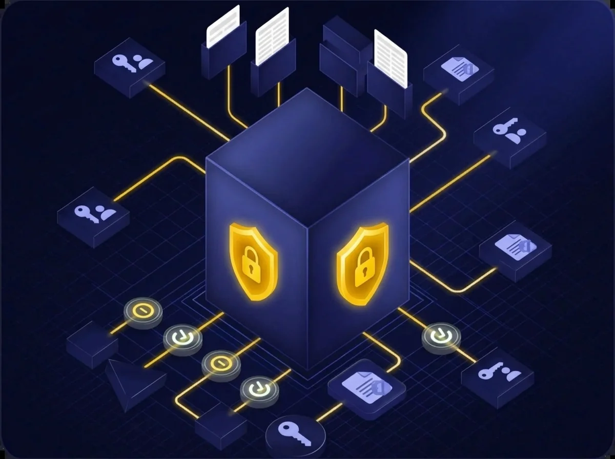 Unified Platform for Complex Health Data Management A unified health data management platform interface featuring audit logging, SafeVIEW DRM watermarking, and role-based access controls for healthcare and research.