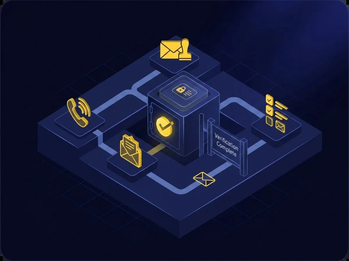 A conceptual illustration representing verifiable parental consent under COPPA compliance, showing data privacy and secure verification methods for children's online information.