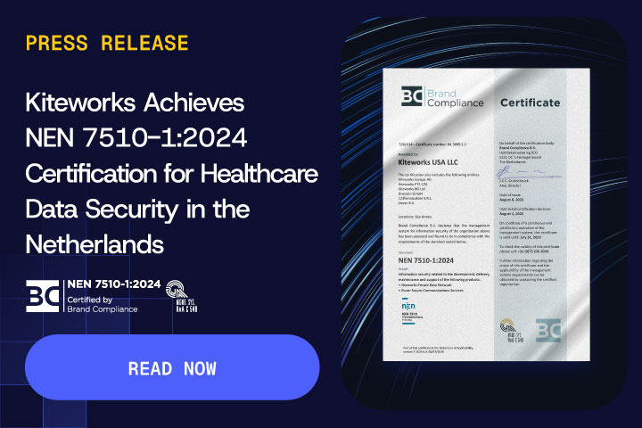 Kiteworks Achieves NEN 7510-1:2024 Certification for Healthcare Data Security in the Netherlands