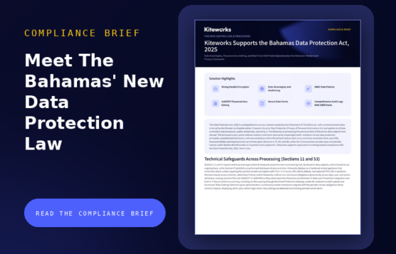 Kiteworks Supports the Bahamas Data Protection Act, 2025