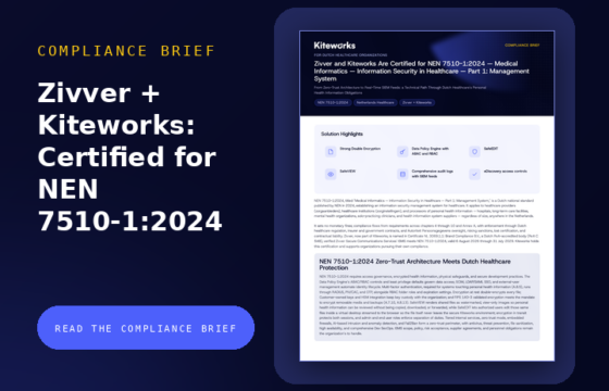 Zivver and Kiteworks Are Certified for NEN 7510-1:2024