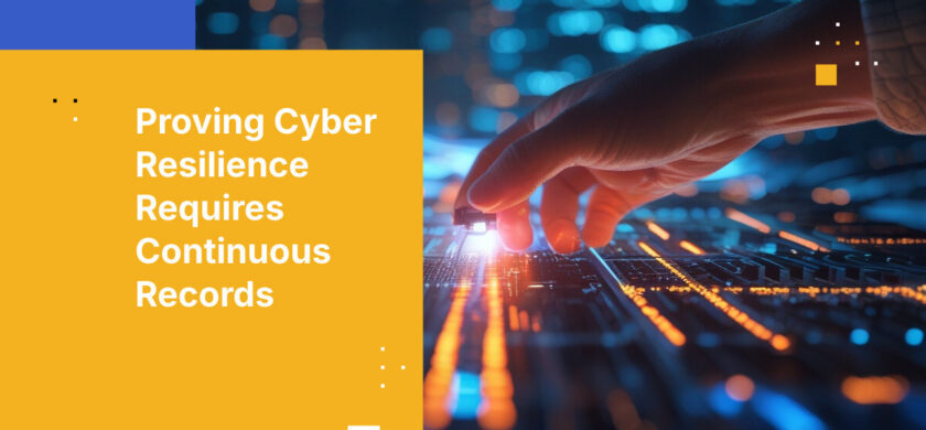 Proving Cyber Resilience Requires Continuous Records
