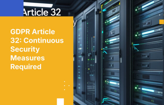 GDPR Article 32: Continuous Security Measures Required