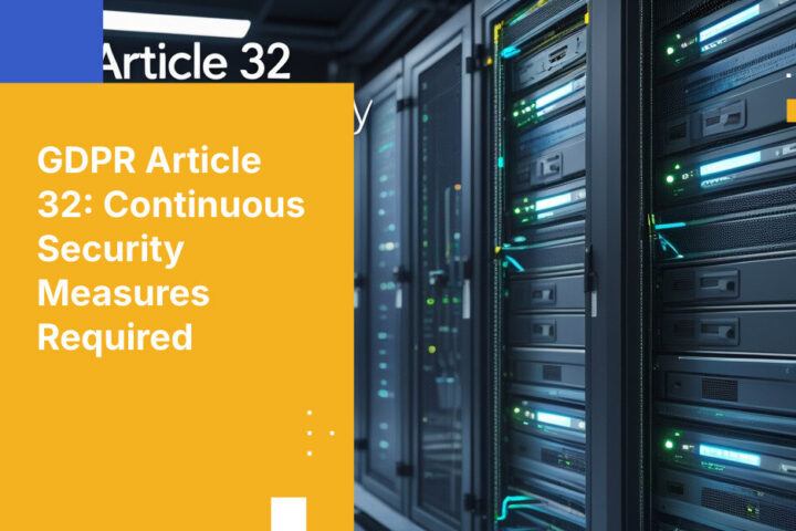 GDPR Article 32: Continuous Security Measures Required