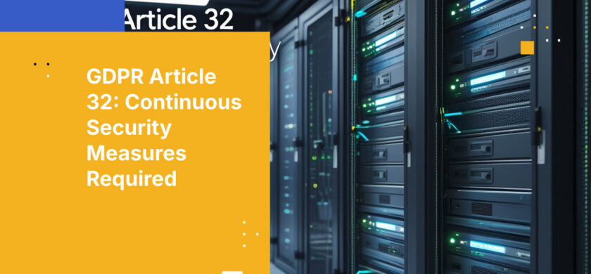 GDPR Article 32: Continuous Security Measures Required