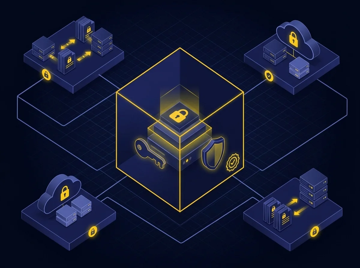 FIPS Compliance: An Essential Component for Secure File Sharing Diagram explaining FIPS 140-3 compliance for secure file sharing, highlighting NIST validation and encrypted data in transit.