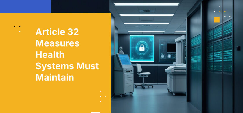 Article 32 Measures Health Systems Must Maintain