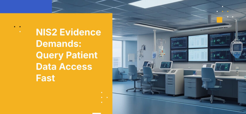NIS2 Evidence Demands: Query Patient Data Access Fast