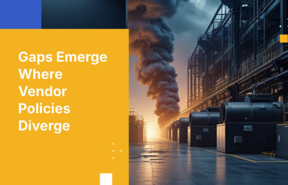 Gaps Emerge Where Vendor Policies Diverge